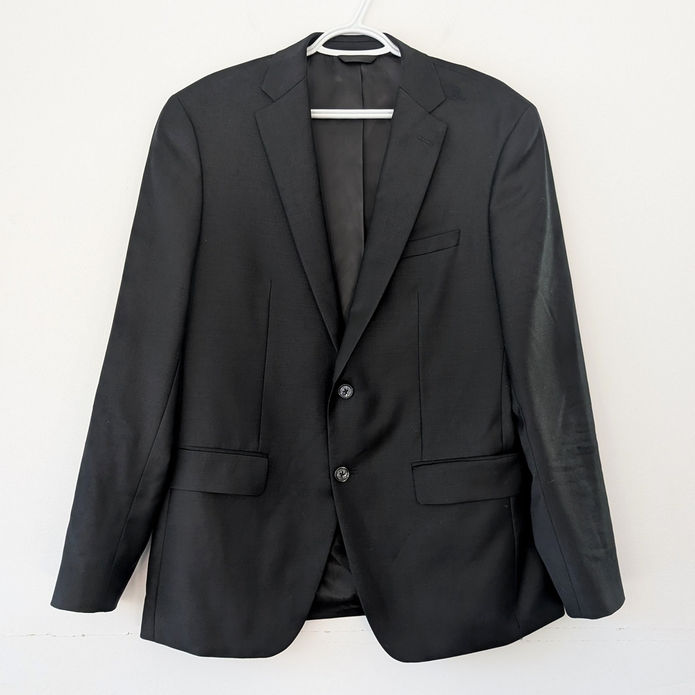 Orvieto Men's Classic Black Blazer Sport Coat (42R)